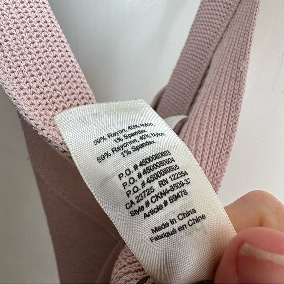 Aritzia Wilfred Cayenne Knit Open Back Crop Top - Picture 5 of 6